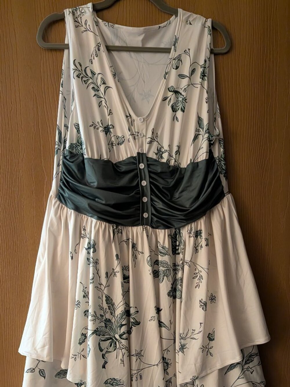 Renaissance Faire Floral Corset Dress Fairycore Cottagecore